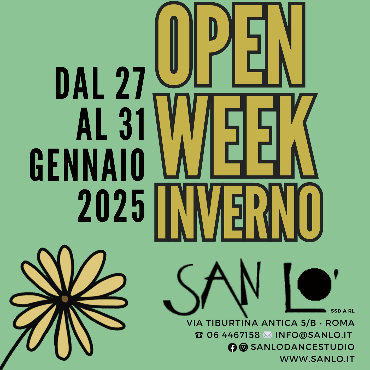 Open Week Inverno 2025